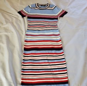 Akira Stripe New never worn bodycon midi dress